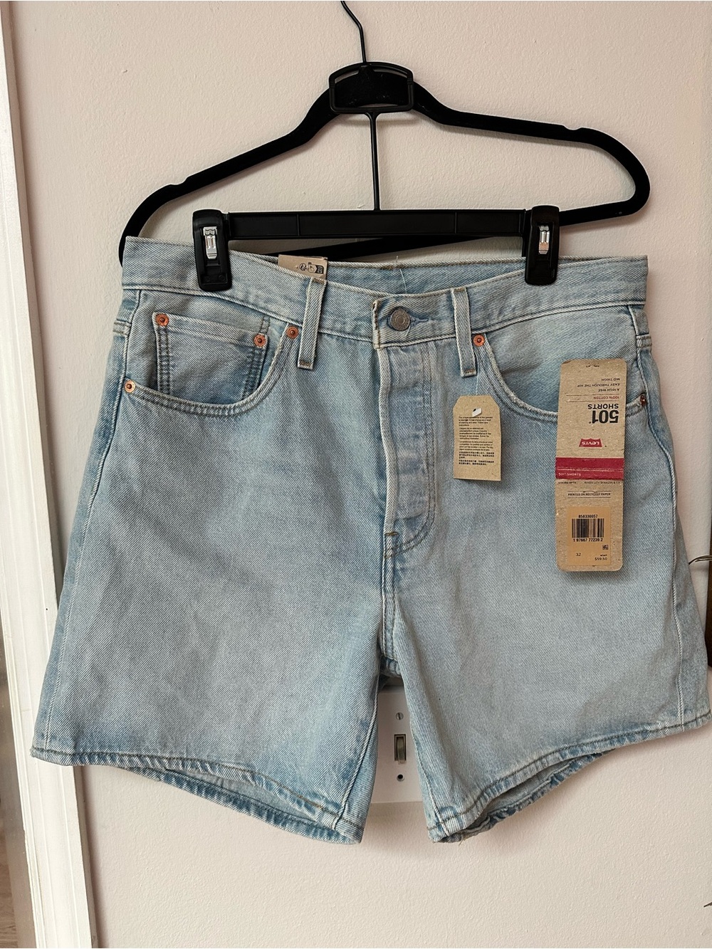 Levi's Light Blue Denim Women's Jean Shorts